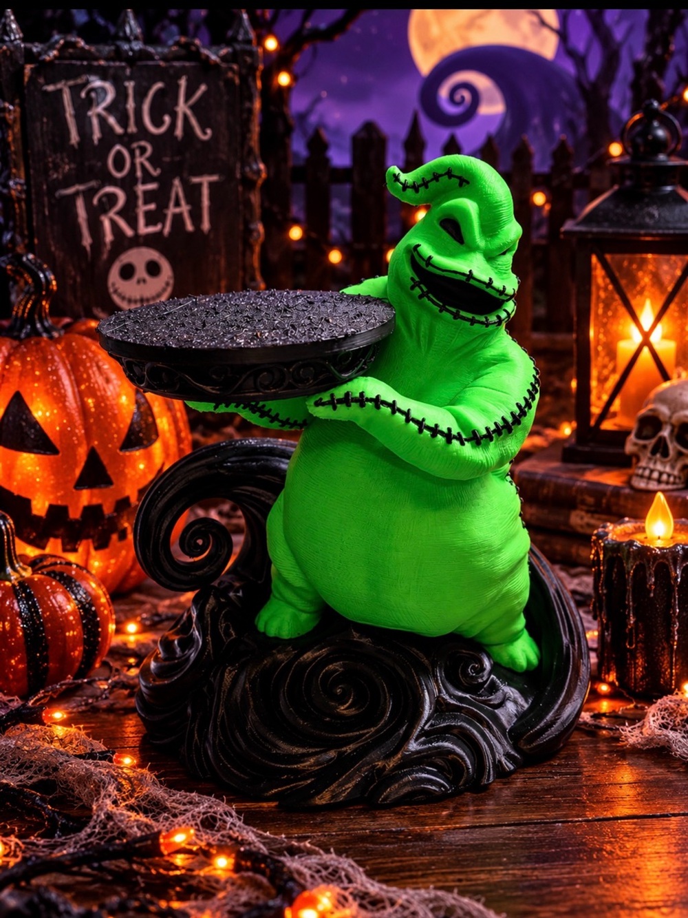 Halloween Oogie Boogie Candle Holder